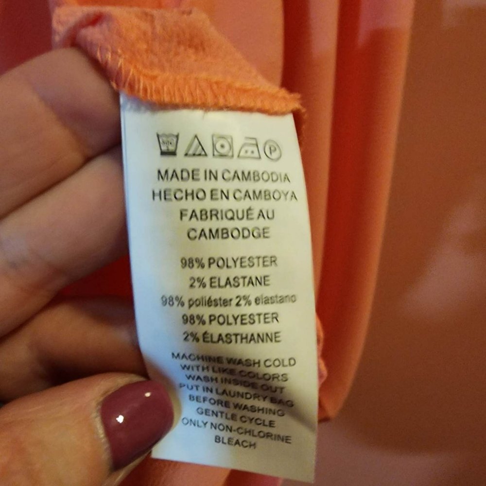 NWT Michael Kors Long Sleeve in Grapefruit - Picture 4 of 4